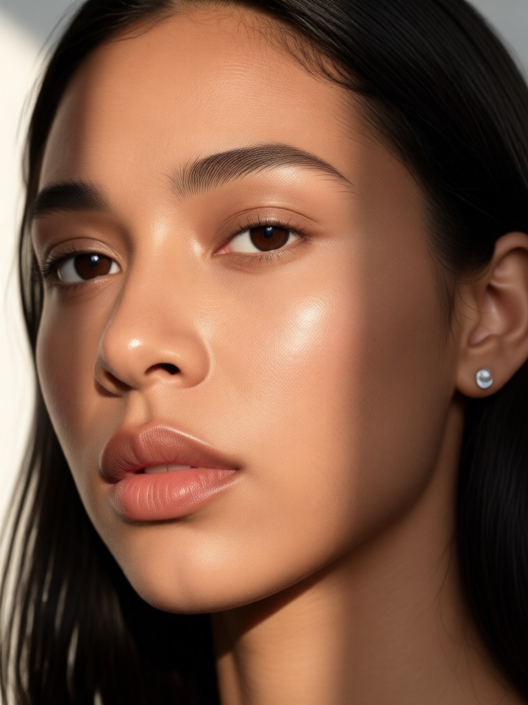Creative blue skin tone for avatar