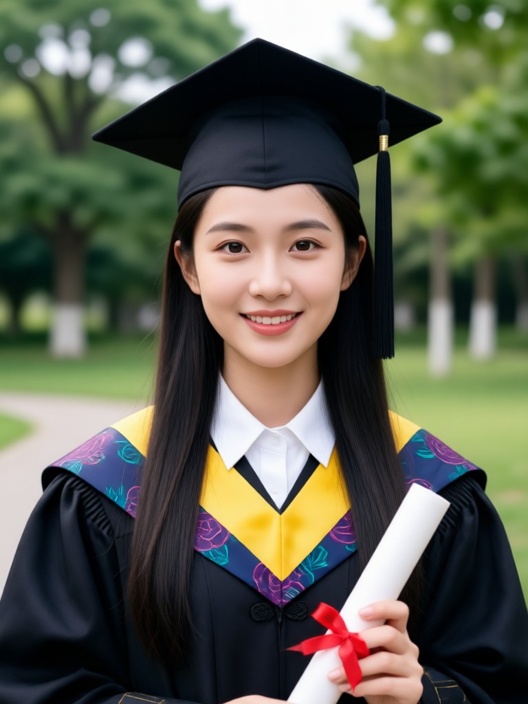 Graduation tassel close up AI