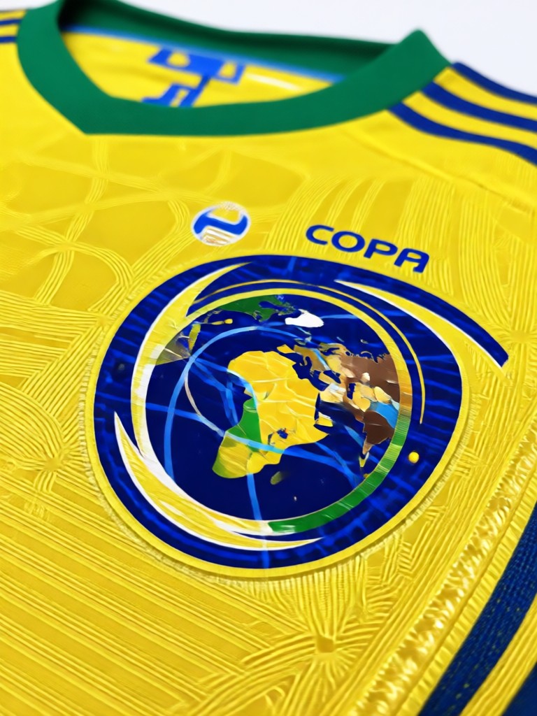 Mobile app showing jersey design interface