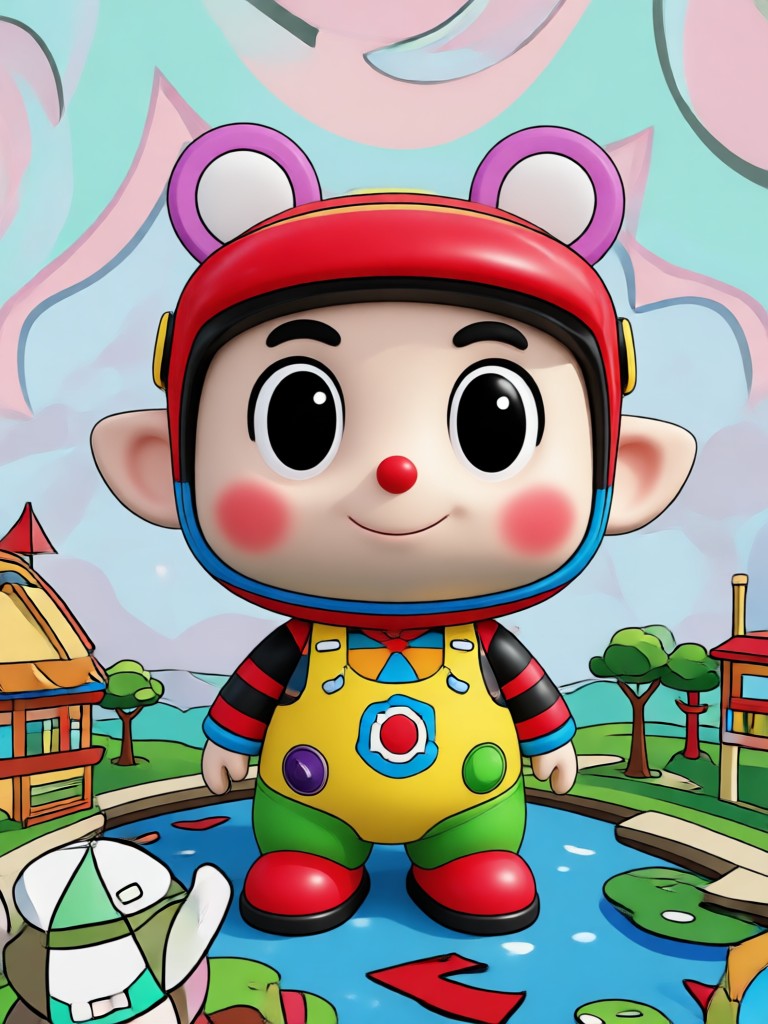 modelo 3d buddy en estilo claymation