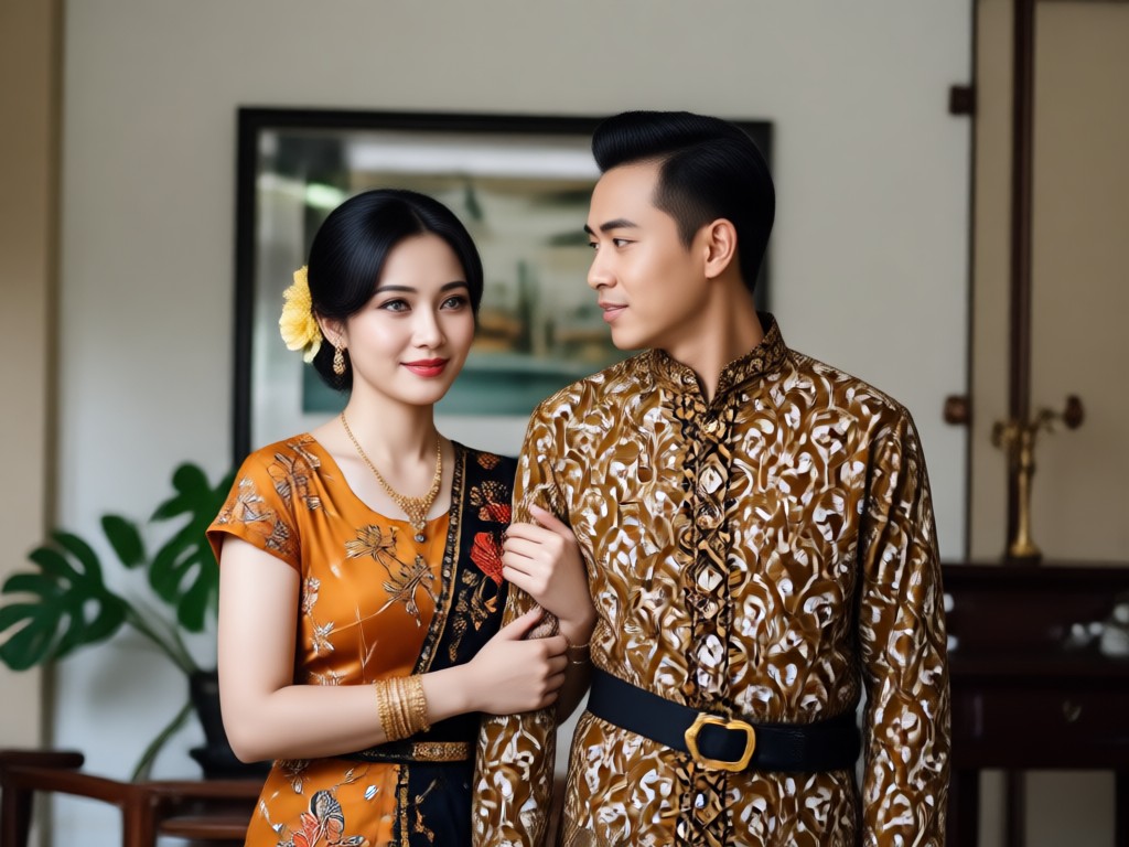 One click AI Batik generation