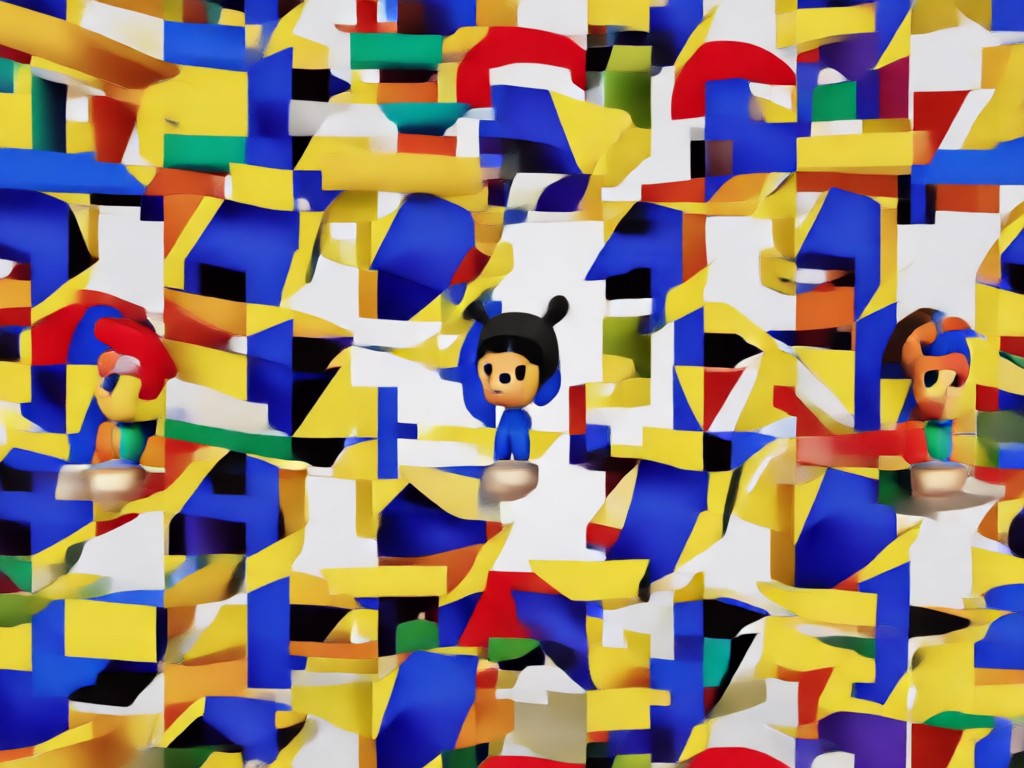 AI converting 2D cartoon to 3D model