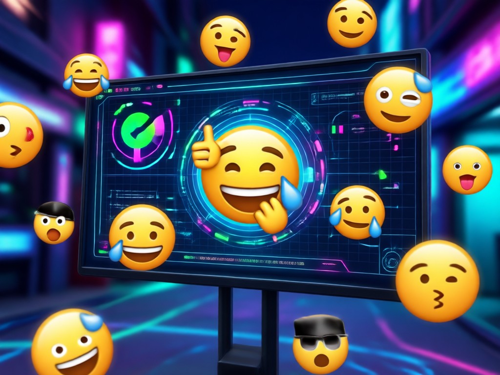 Antarmuka yang menunjukkan opsi penyesuaian emoji