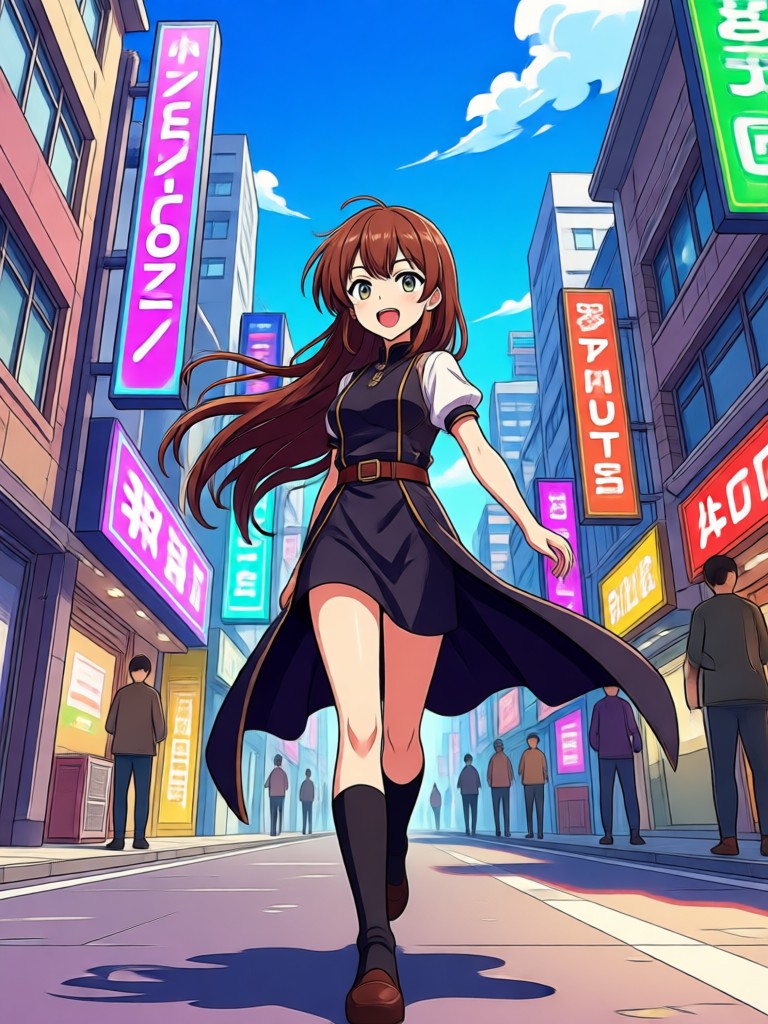 Transformación kawaii con filtro anime chibi tierno