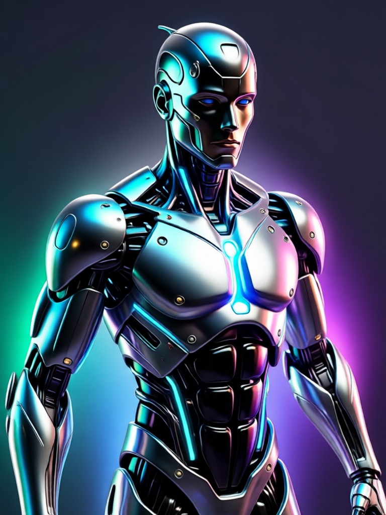 Fantasy knight AI action hero in epic armor