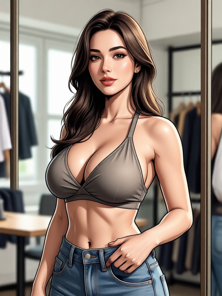 AI Generated Milf Pics gallery example 1