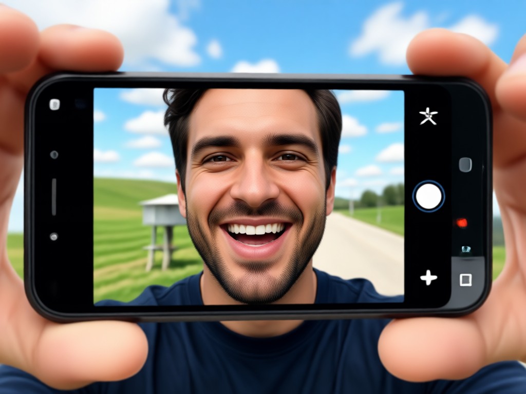 AI movie set selfie generator feature