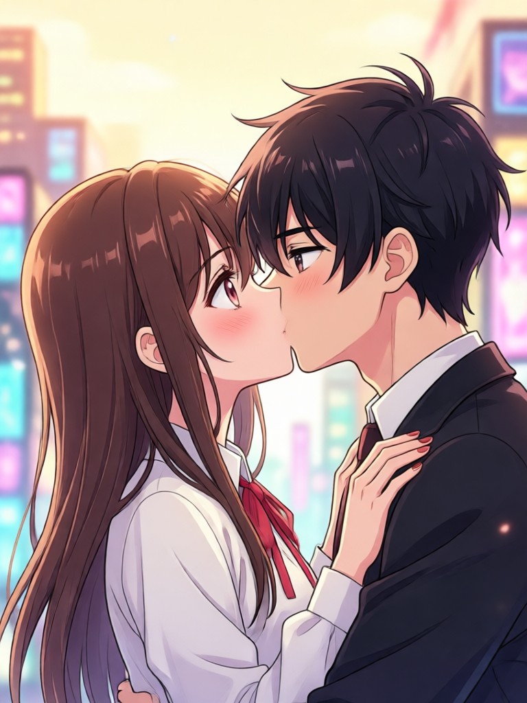 Video ciuman reuni anime emosional