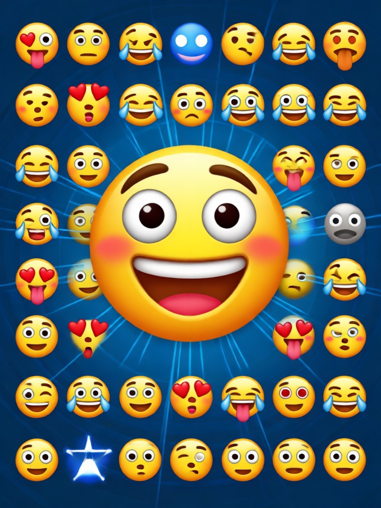 Pixel art emoji from a photo