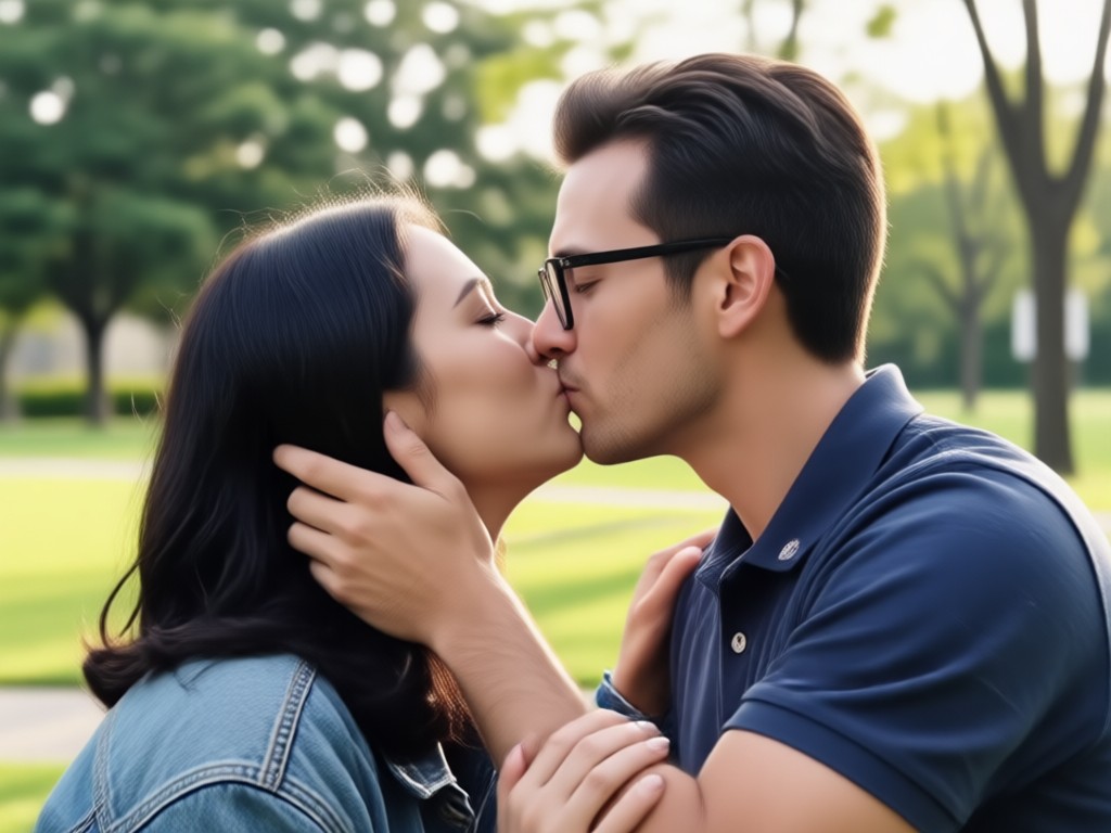 KI verwandelt ein Paarfoto in ein animiertes Kussvideo