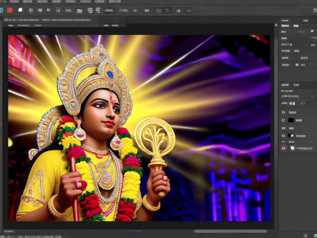 Devotee using Nag Panchami AI photo editor on phone