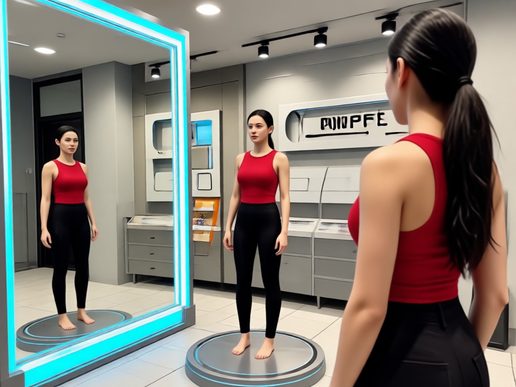 Realistic AI virtual try on clothes visualization