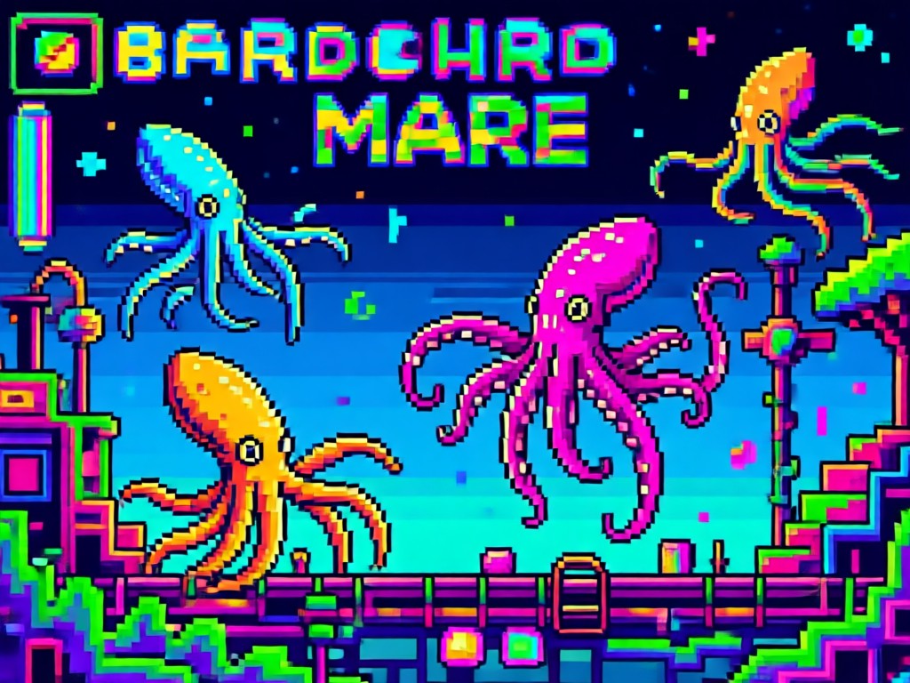 Group photo transformed with Squid Game filter