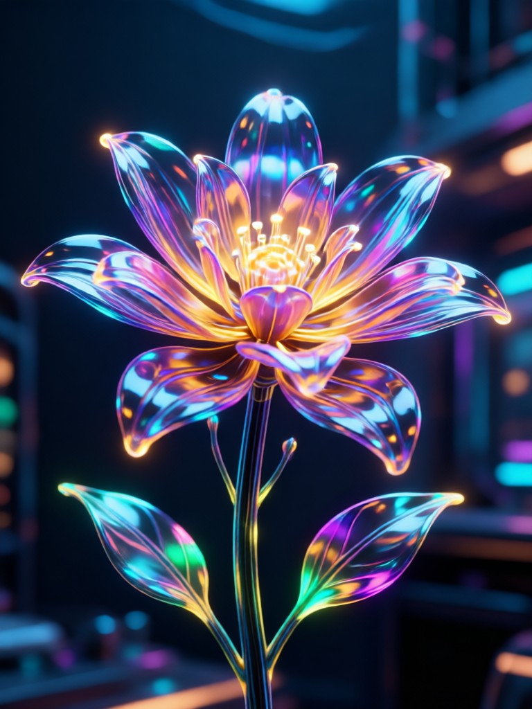 AI generated magical fairy tale garden