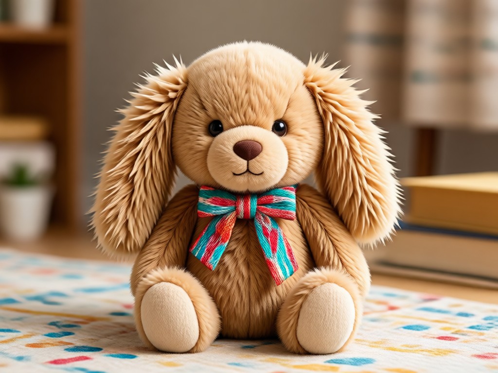 Custom family of AI generated Jellycat plush toys