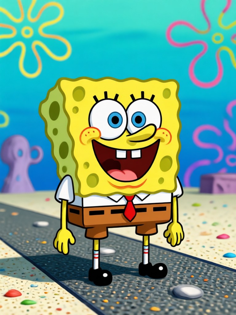 AI generated SpongeBob meme example
