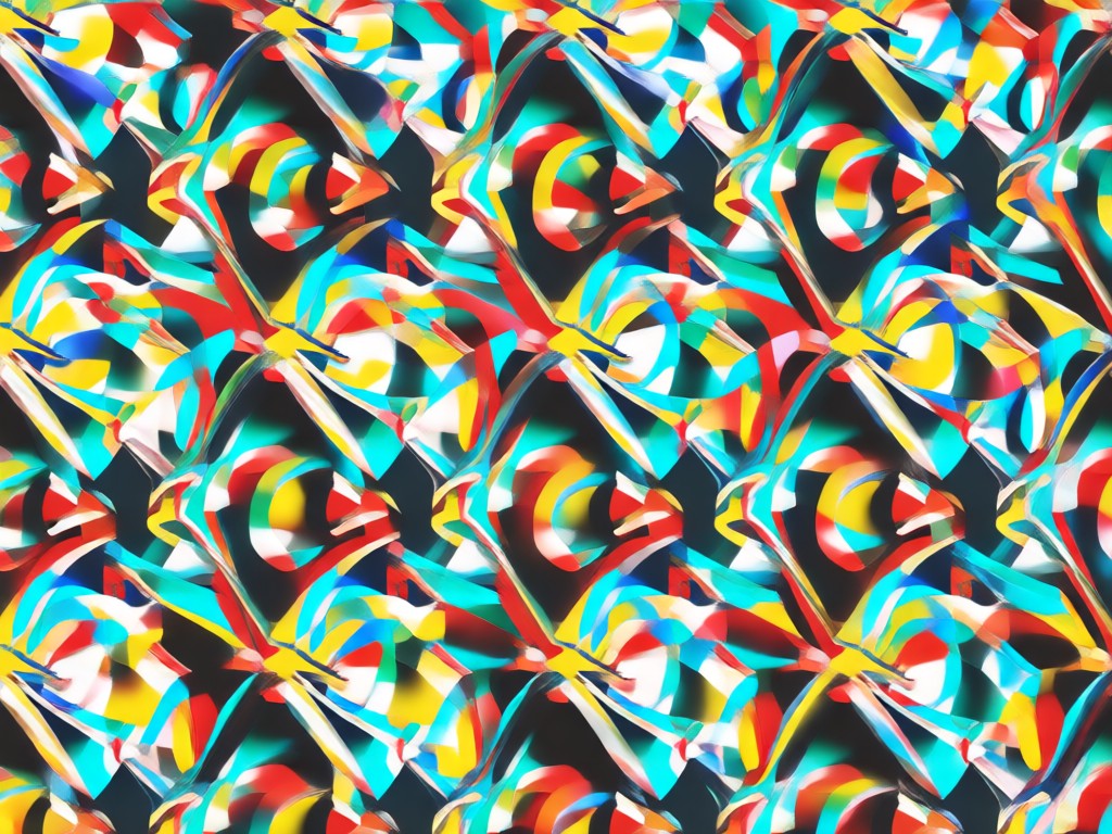 Comparison between generic stock pattern and unique AI-generated pattern