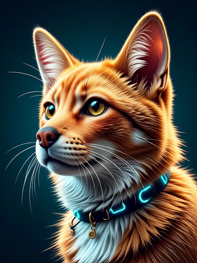 Rabbit in fantasy illustration style