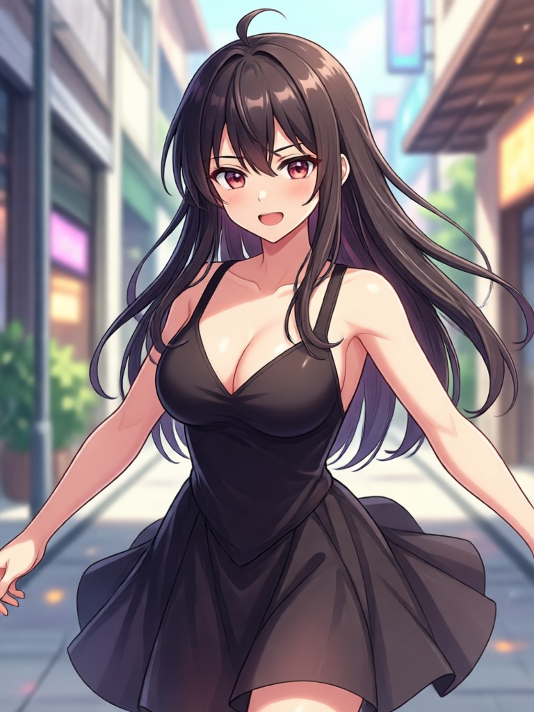 Filtro anime elegante para retratos formales