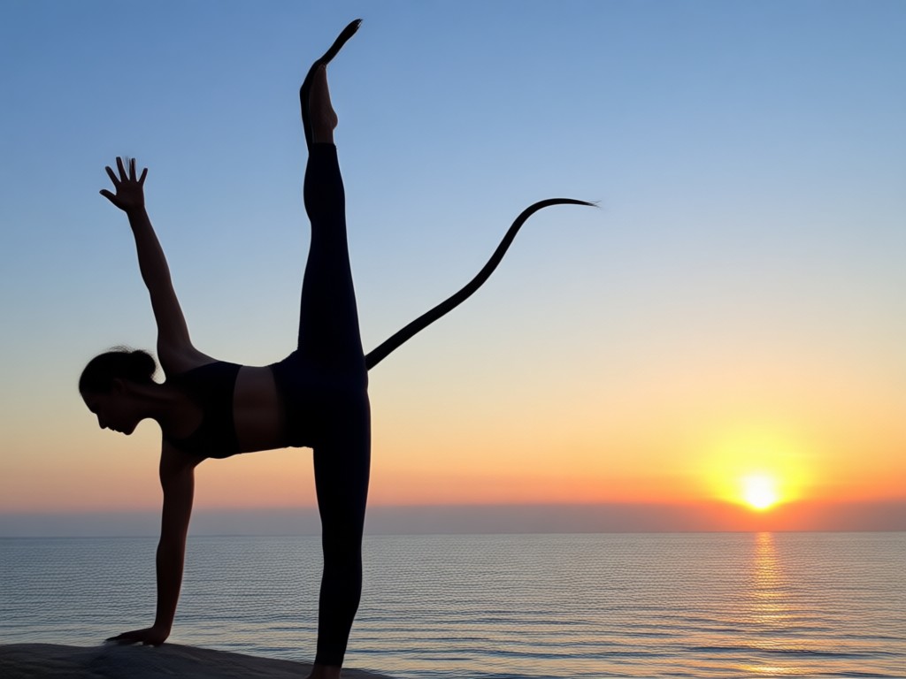 Different artistic styles for AI yoga pose photos