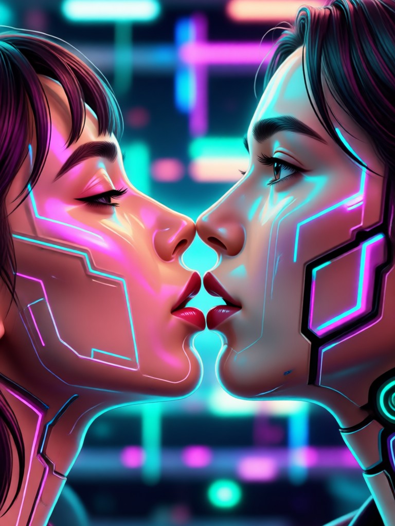 AI kiss video fantasy style