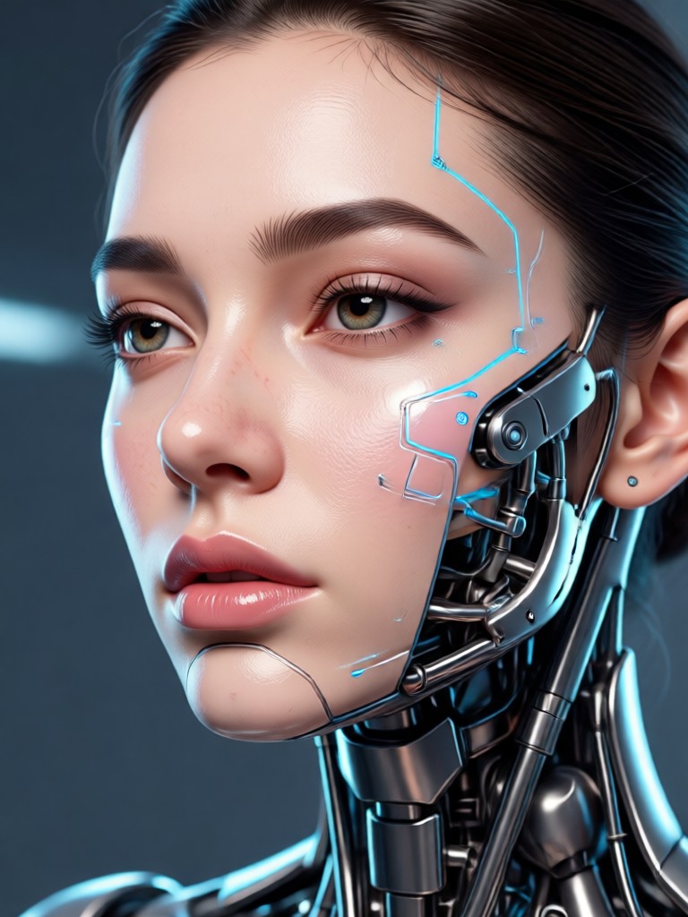 AI Beauty Generator stunning portrait example