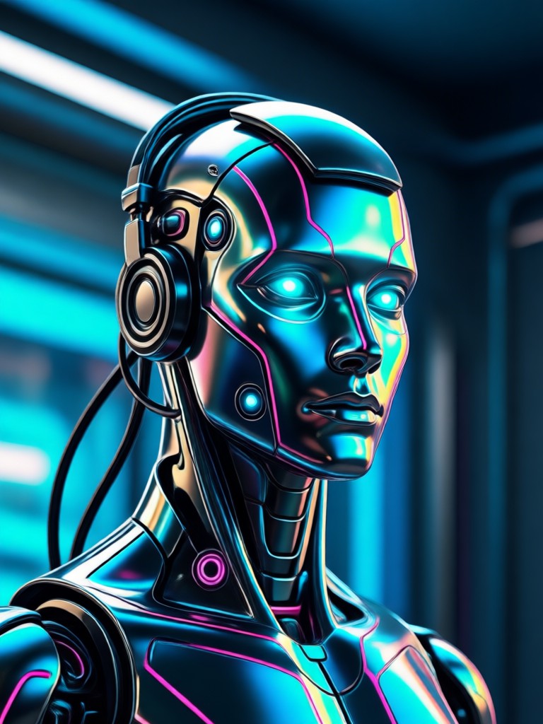 AI person video with cinematic lighting