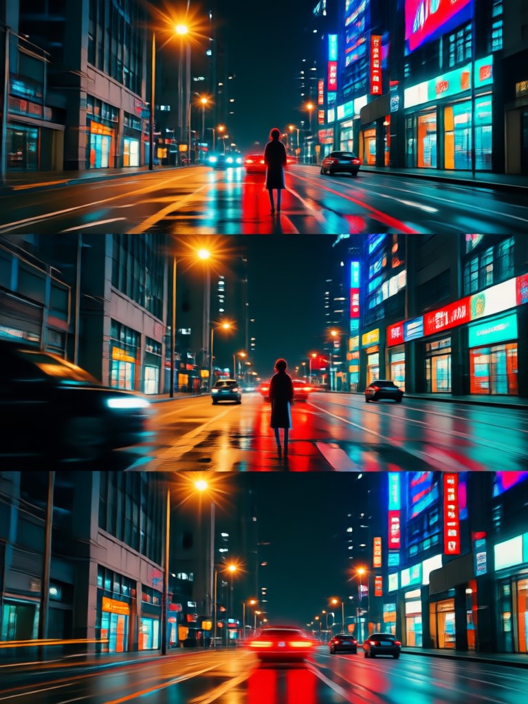 Beso dramático con destellos de lente cinematográficos y bokeh