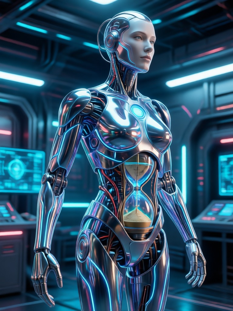 Full body AI sculpting showing enhanced curves