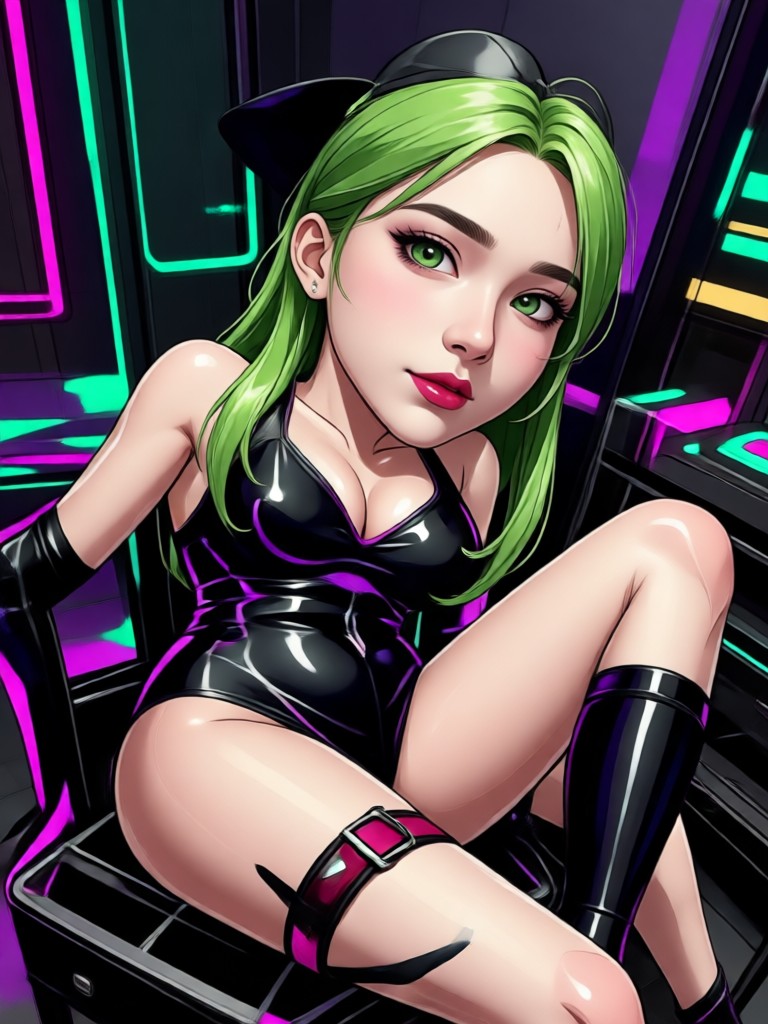 디테일한 다중 인물 BDSM 아트 생성