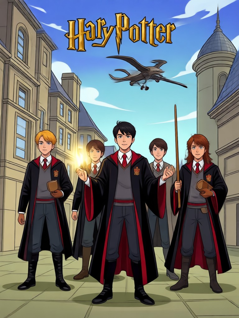 Escena IA de aula de Hogwarts