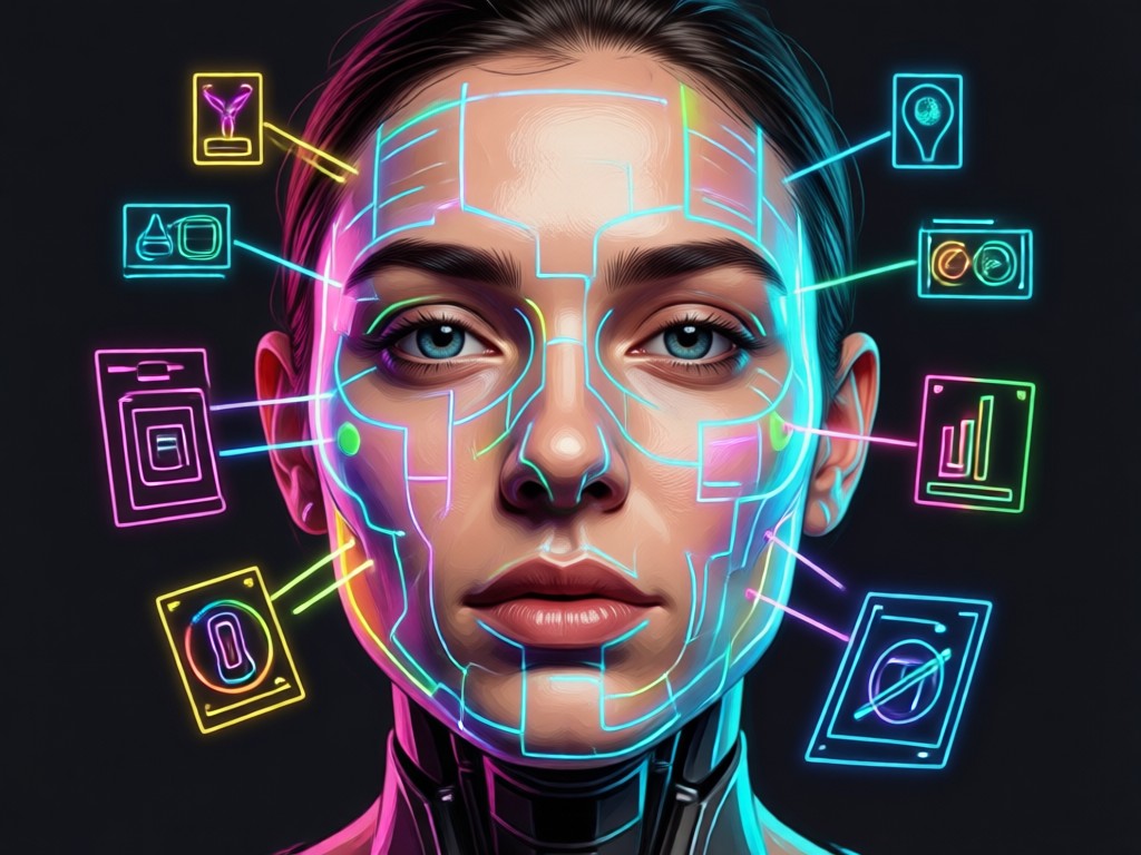 Interface showing one-click emotion filter selection