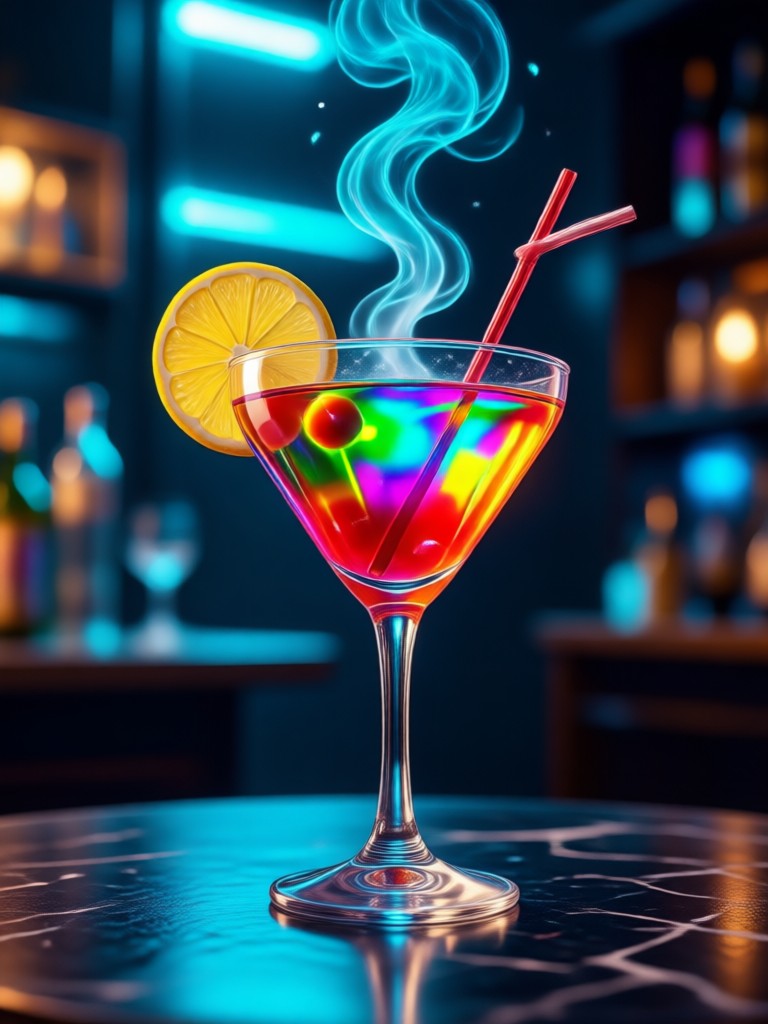 Cocktail name generator app preview