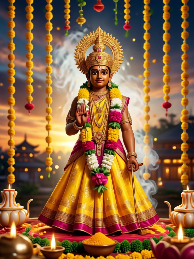Shiva with sacred serpent AI artwork