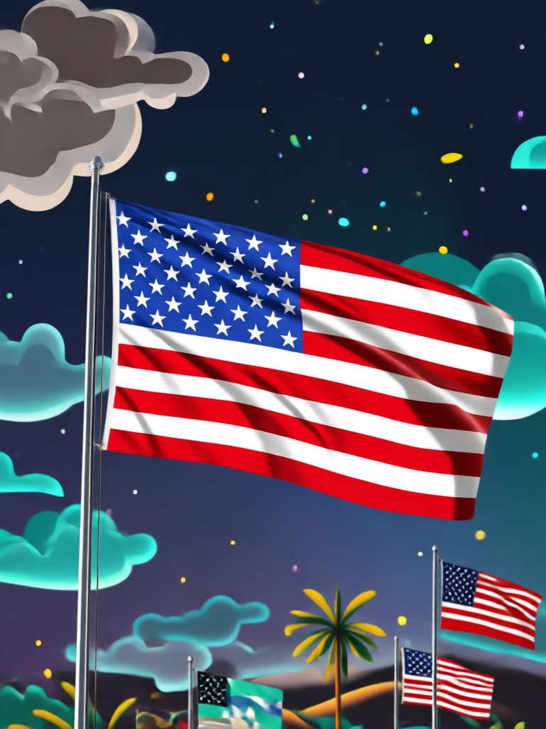 Fantasy kingdom flag design