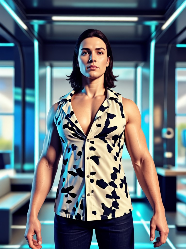 Virtual outfit try on elegant gown