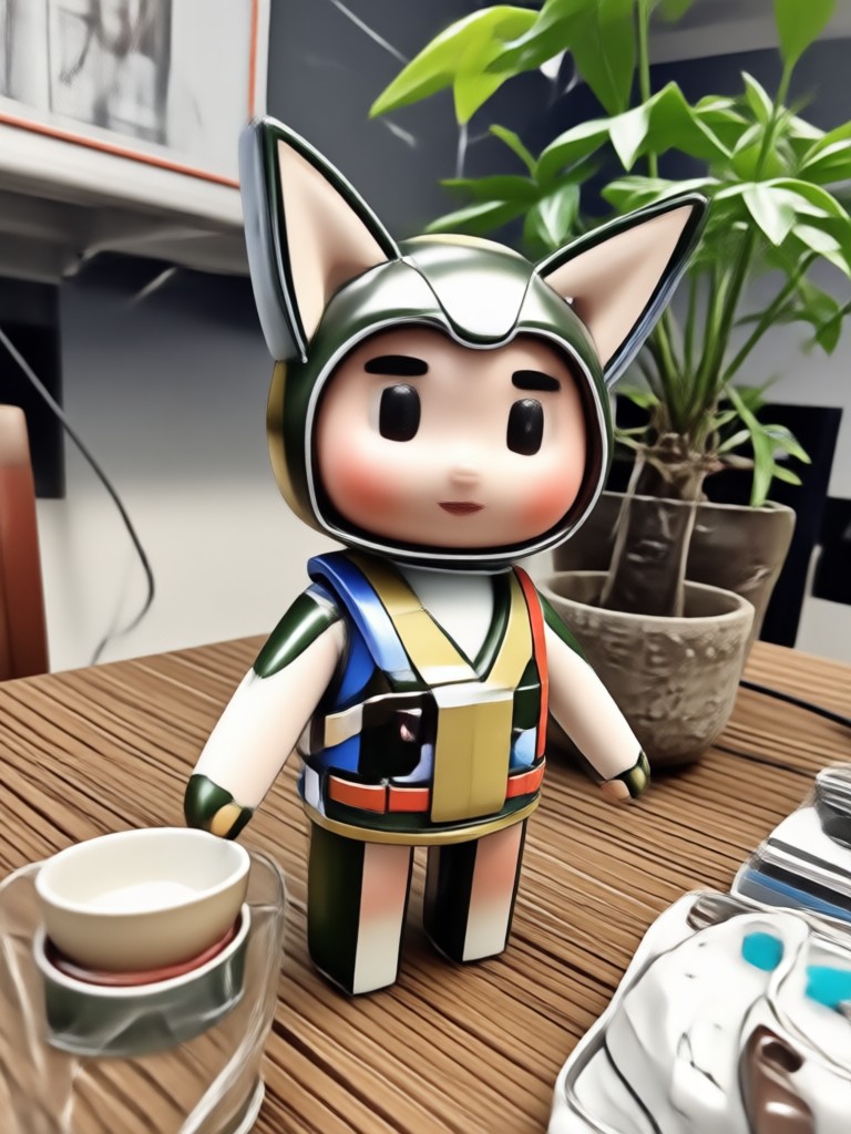 Glow in the dark 3D buddy print