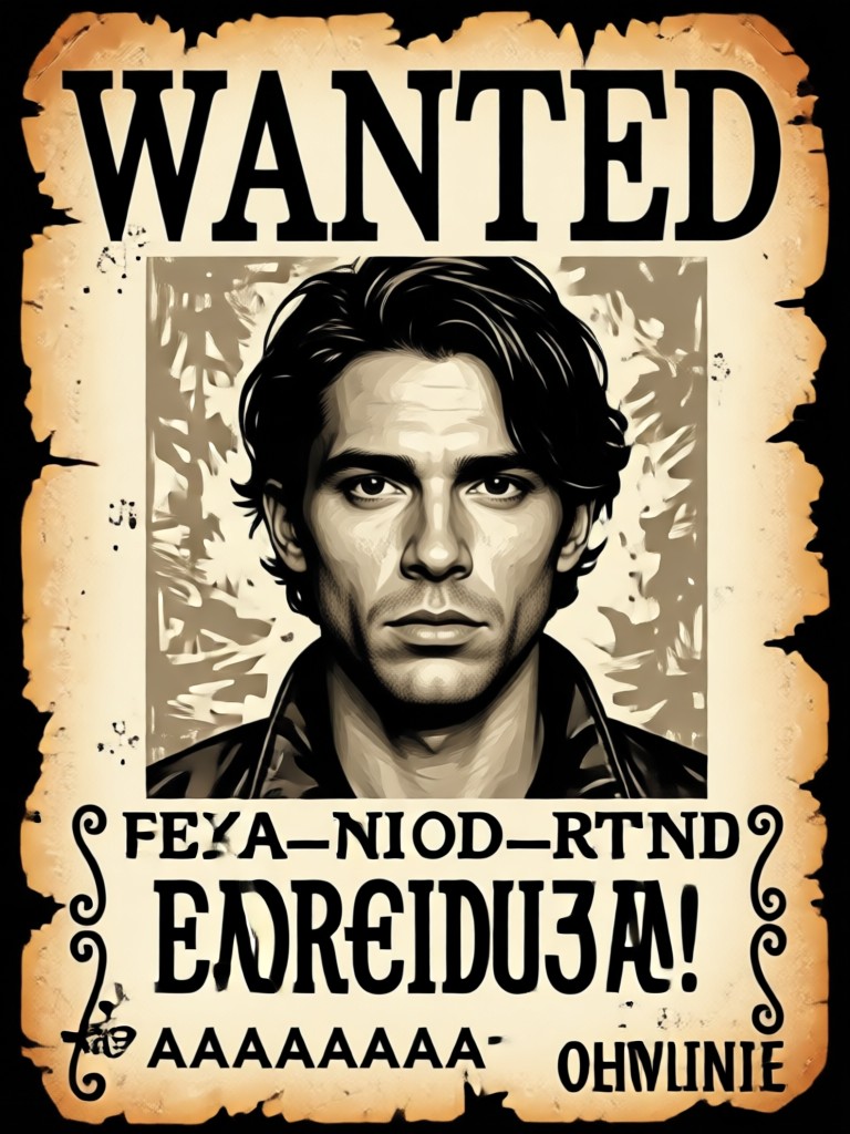 Birthday Party Custom Wanted Poster