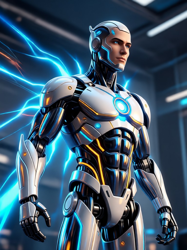 Mythological action hero AI art inspired by ancient legends