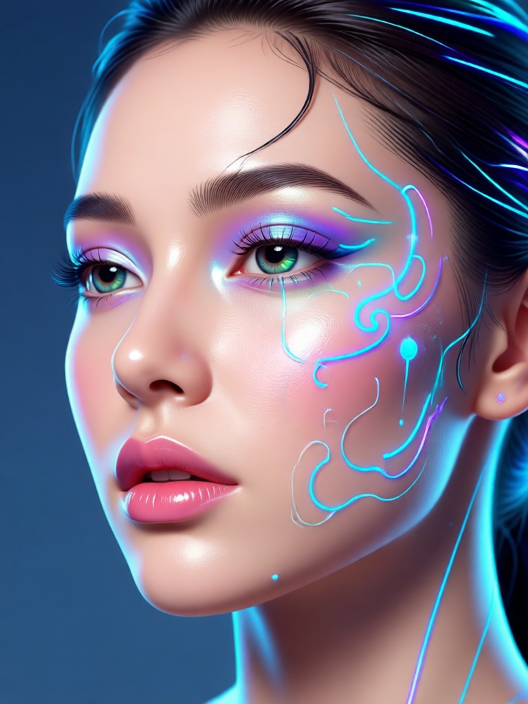 Classic oil painting style AI portrait