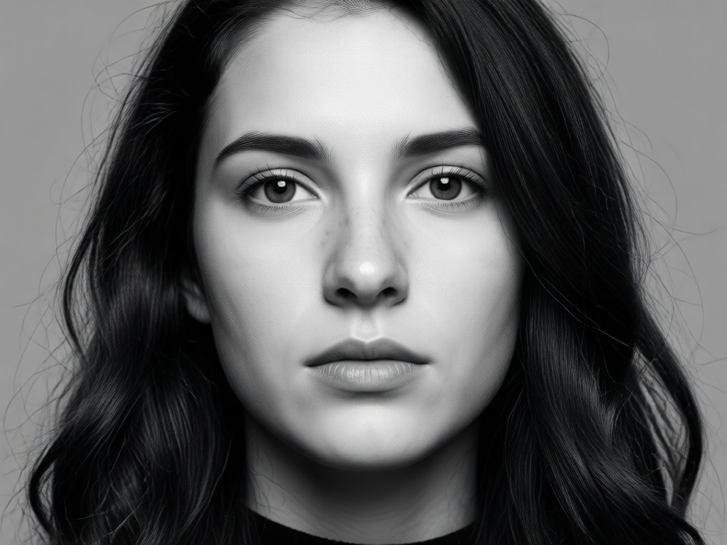 Realistic film grain and texture in AI portraits
