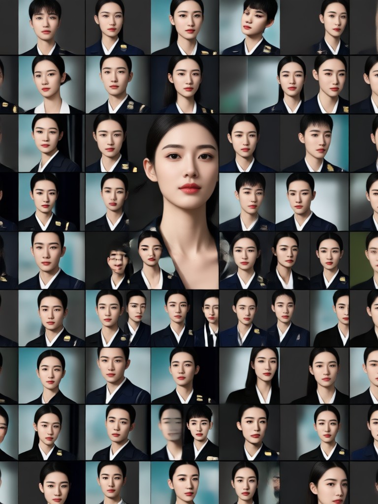 올바른 크기와 중립적인 표정의 오스트레일리아 여권 사진