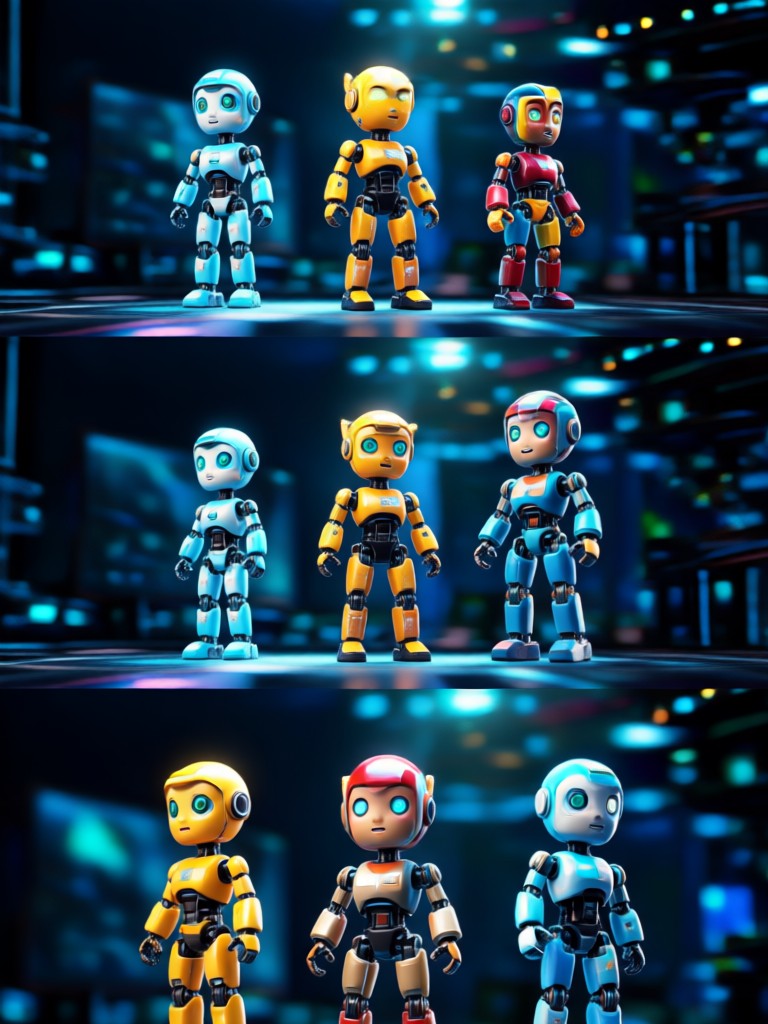 Heyo app interface showing toy figure video creation