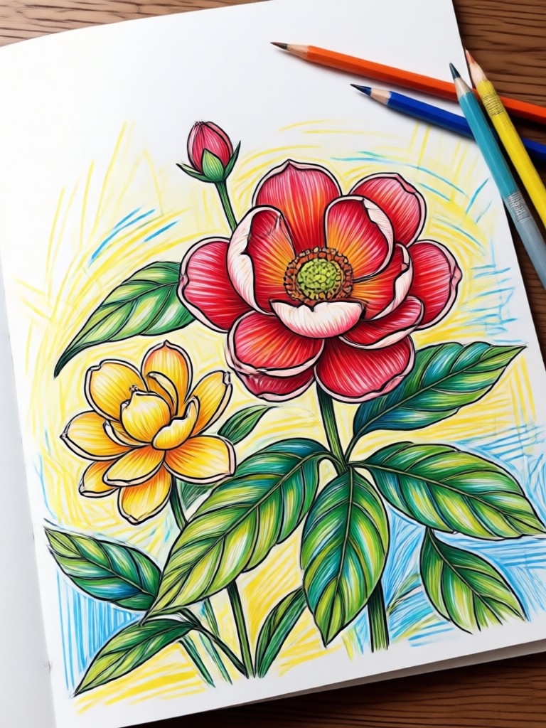 Mobile app generating AI coloring pages