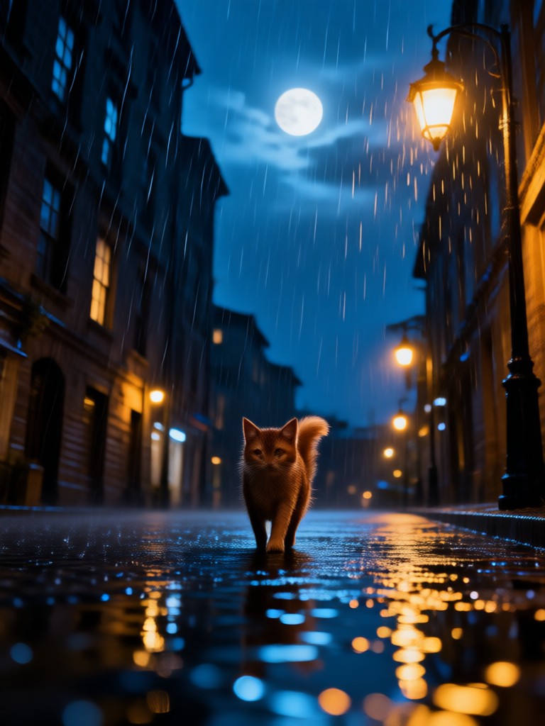 Window view rainy night intimate kiss animation