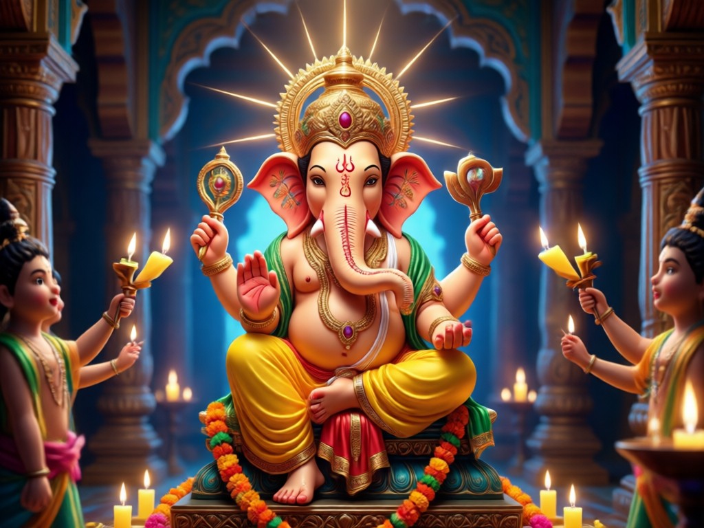 Personalized AI Ganesha art generation