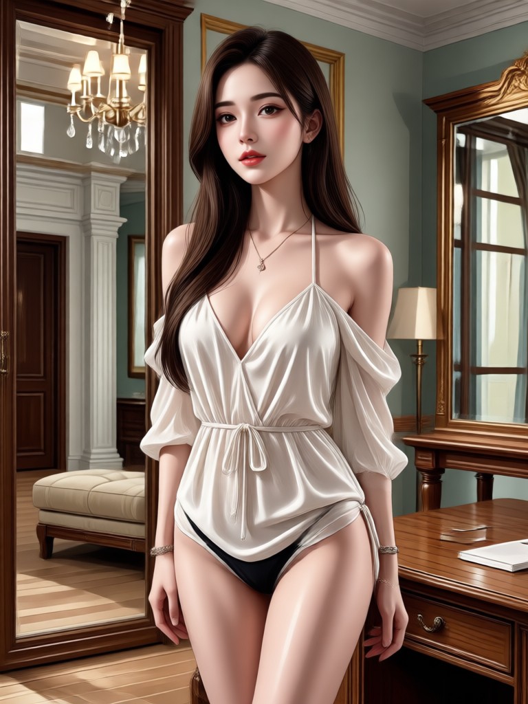 Dreamy pastel boudoir transformation