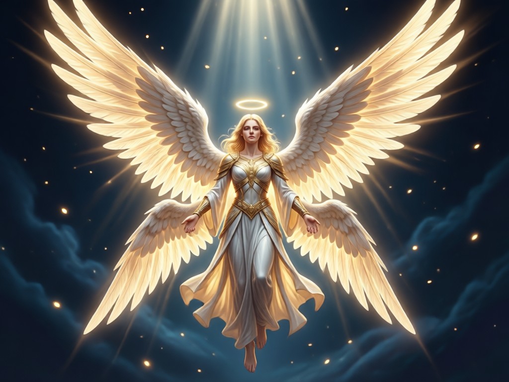 Photo to angel transformation example