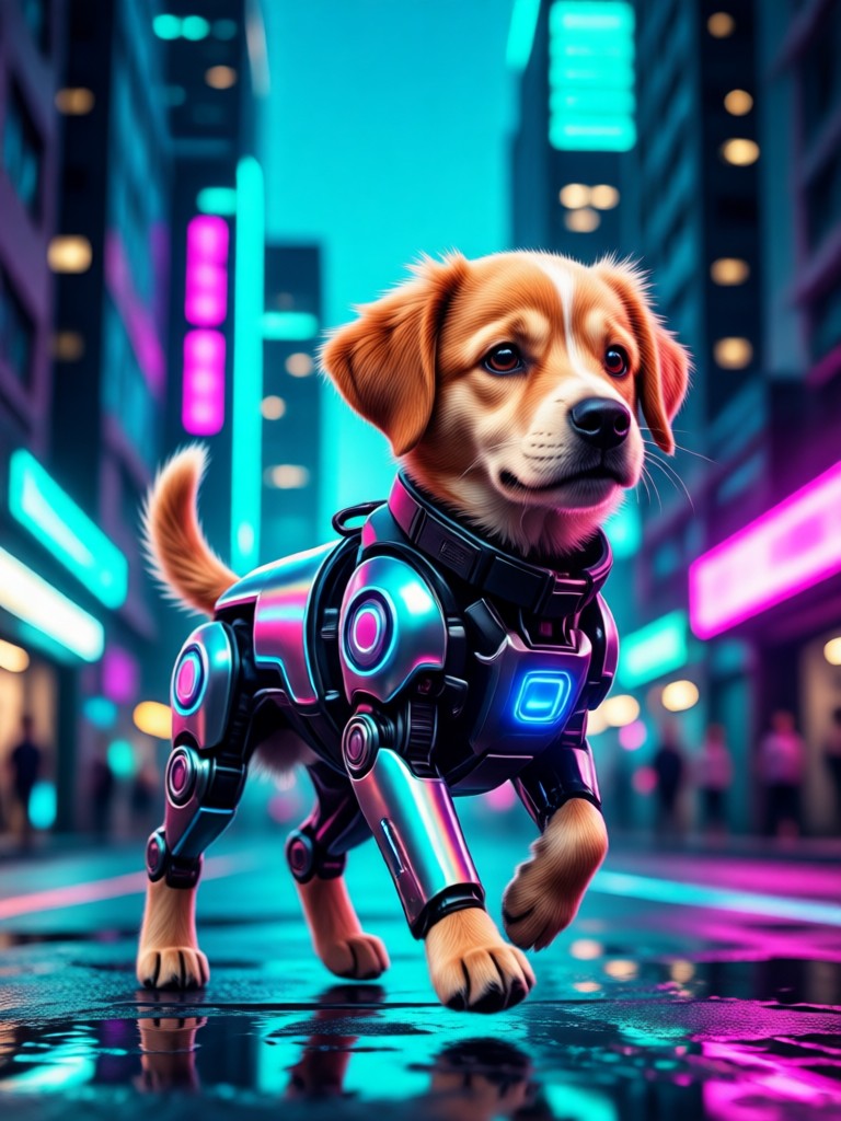 AI Puppy Trend example portrait