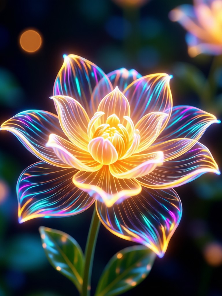 Architectural detail with AI Bloom light leak